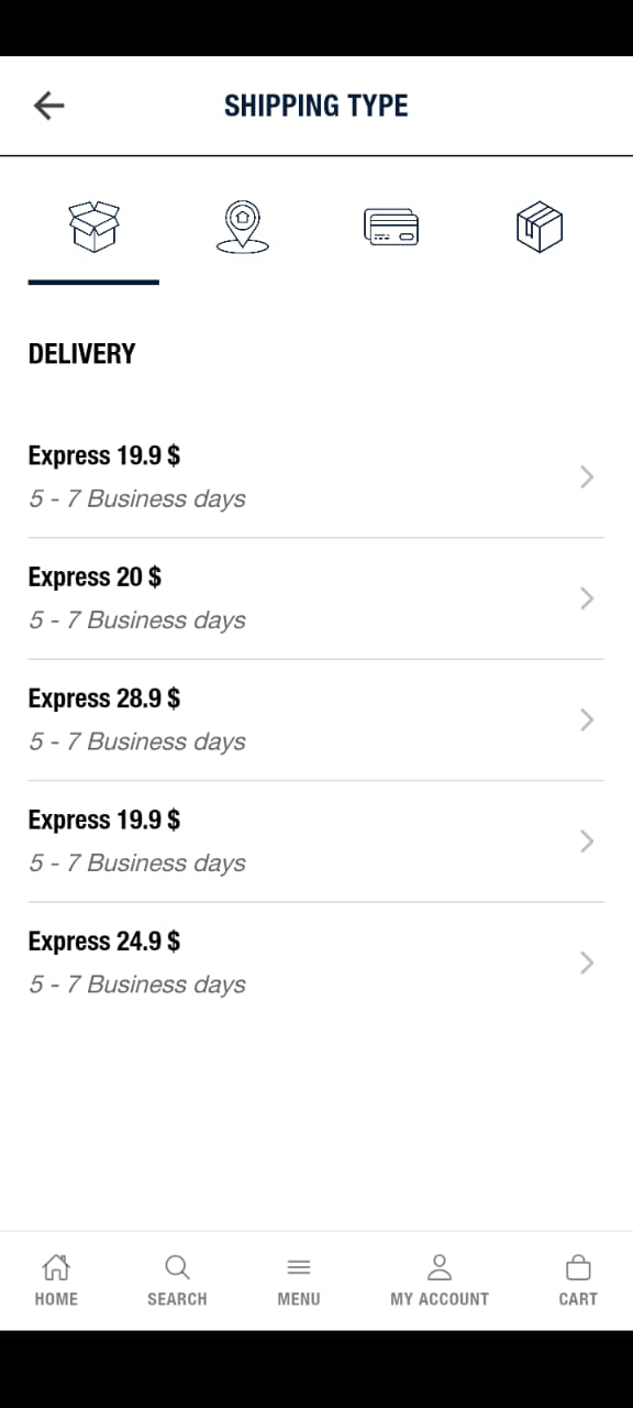 Saint Parry Shipping Type